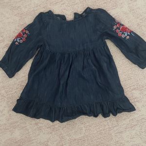Gap denim dress size 6-12 months